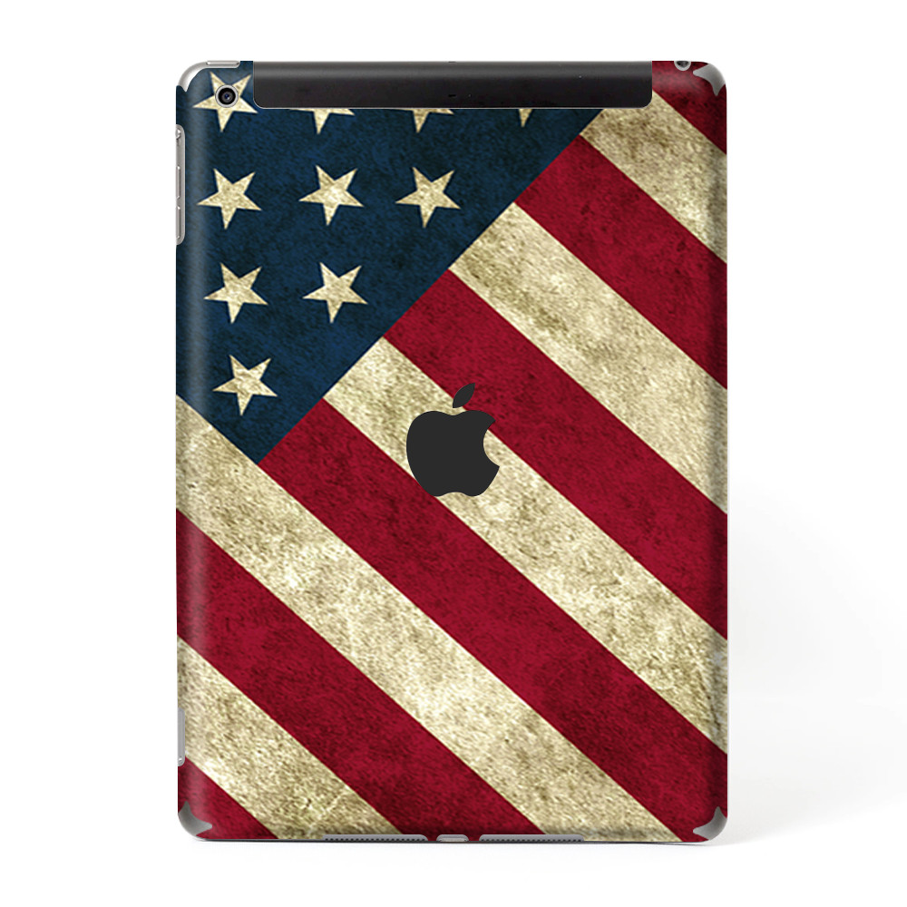 Skins Decal Wrap for Apple iPad 9.7 2017-Merica Flag Pattern
