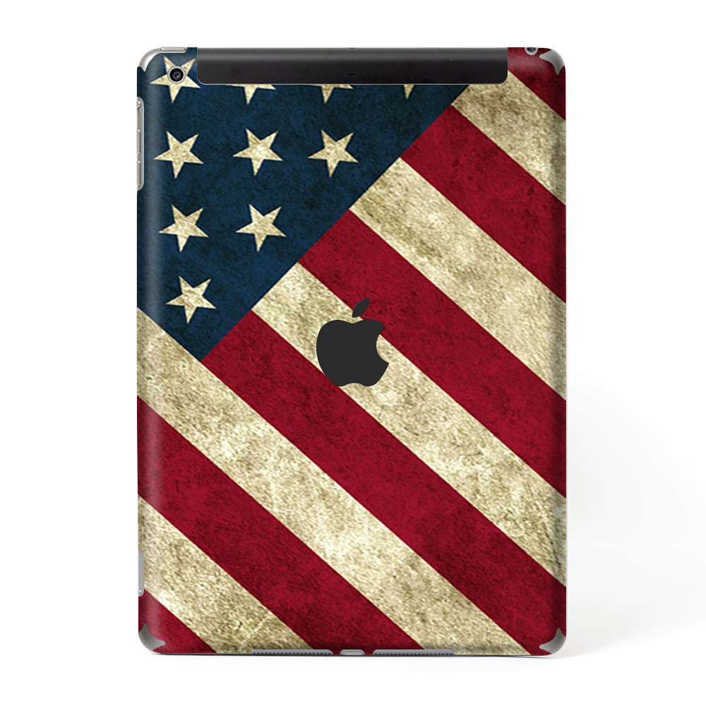 Skins Decal Wrap for Apple iPad 9.7 2017-Merica Flag Pattern