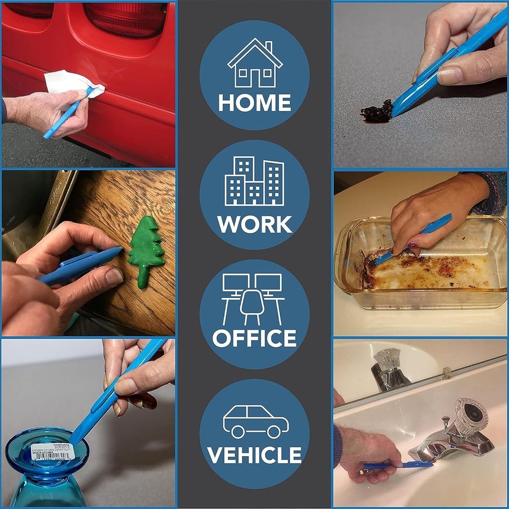 Scraper No-Scratch Tool, 2-Pack - The Ultimate Multi-Use Plastic Scraper