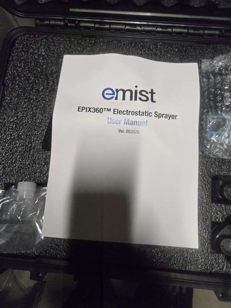 eMist Epix360 Electrostatic Sprayer & Case
