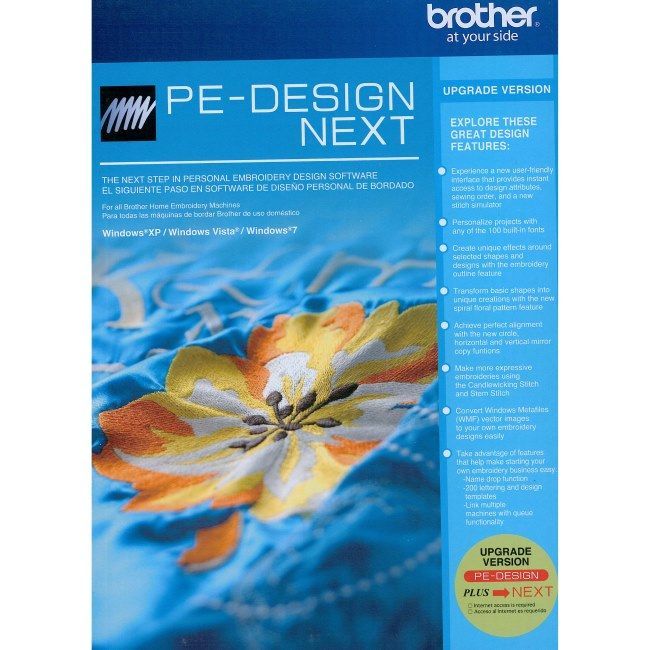 Brother PE-Design NEXT Upgrade Version PLUS-- NEXT