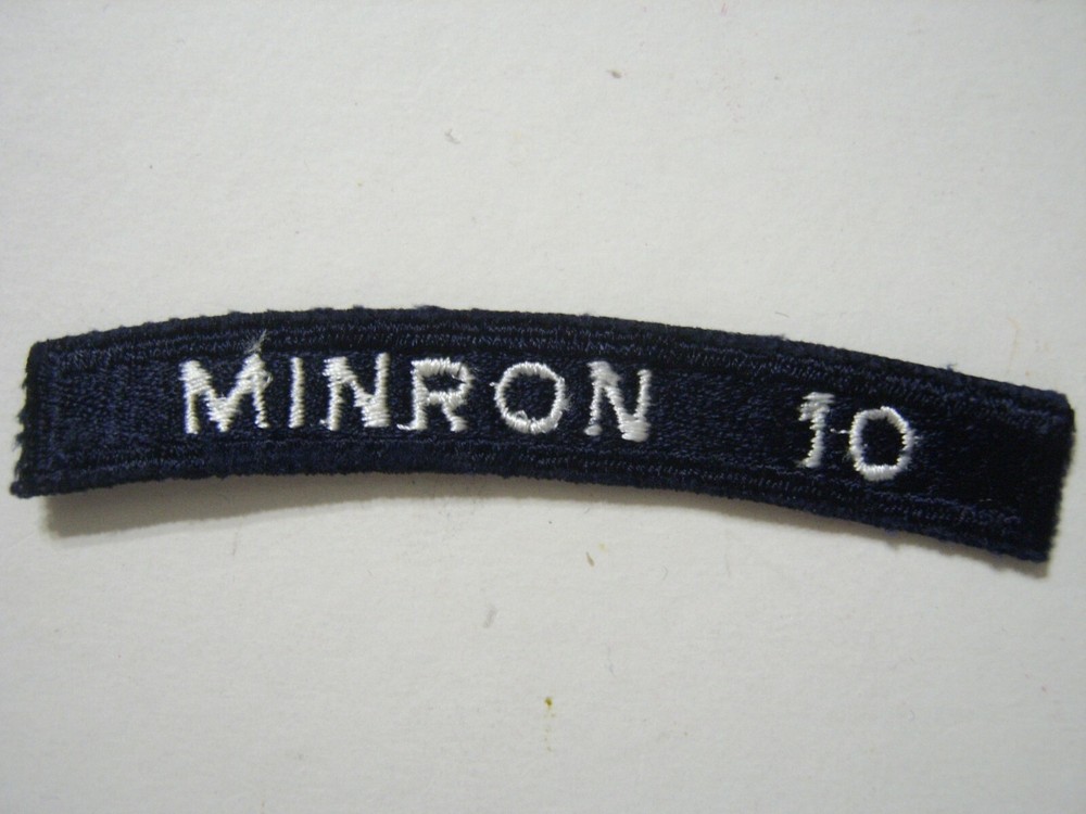 MINRON 10  -  NAVY UIM SHOULDER TAB