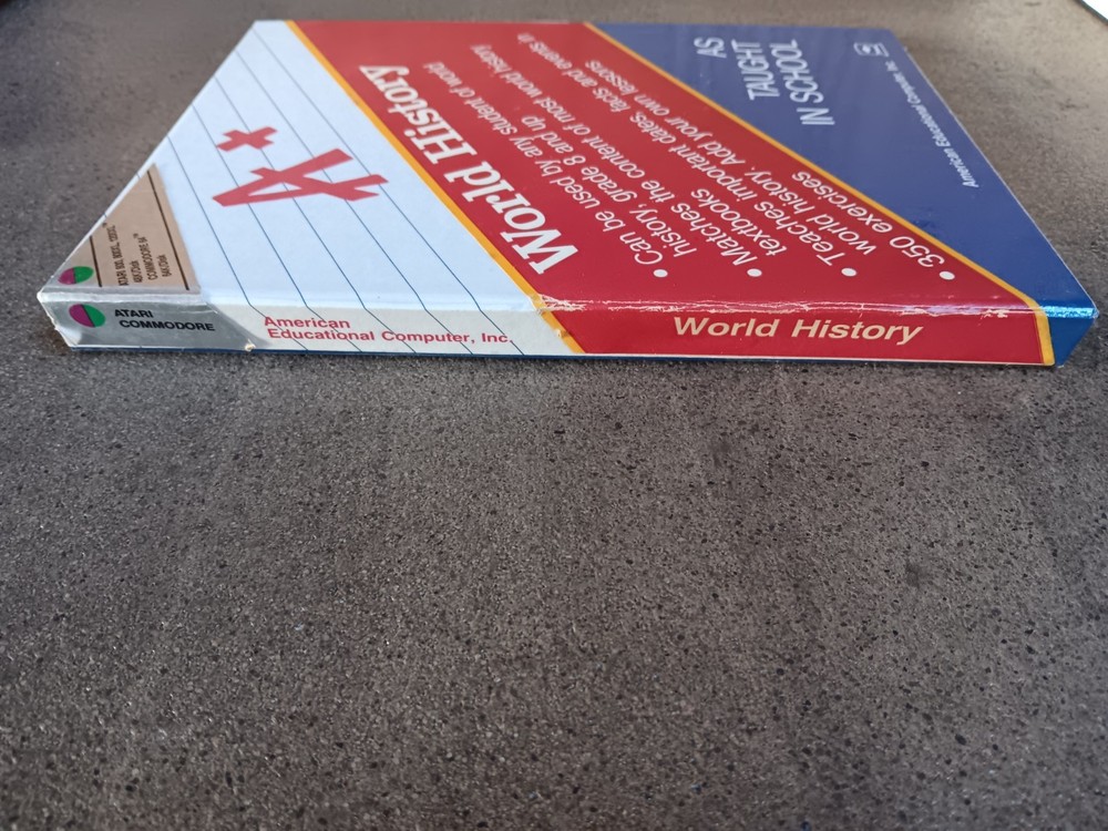 Commodore 64 A+ World History Matchmaker Series Computer Software Tested/Works