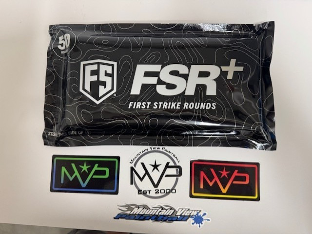 First Strike FSR+ Paintballs - 50 Count - White/White