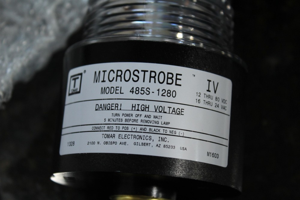 Larson Electronics FPL-80-SB White 12-24 Replacement Micro Strobe IV