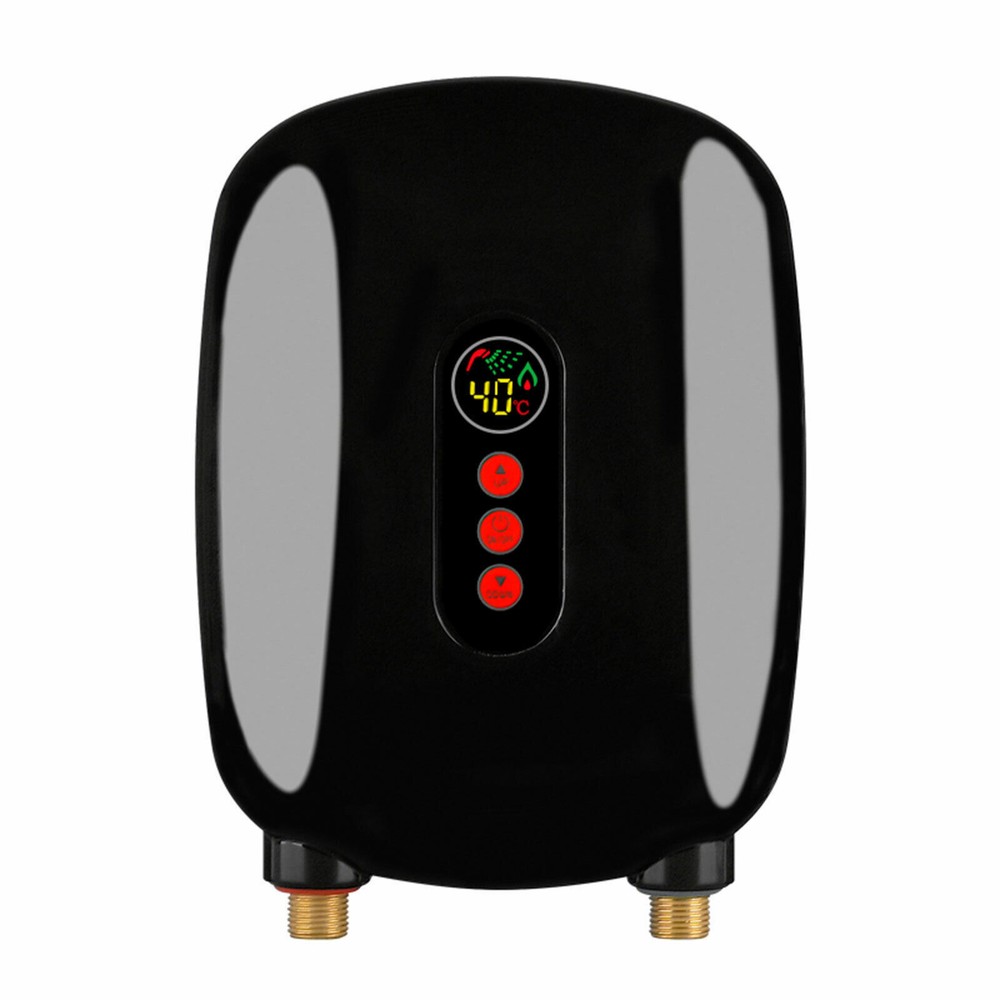 220V Electric Tankless Home Hot Water Heater Whole House Instant Heating 6500W