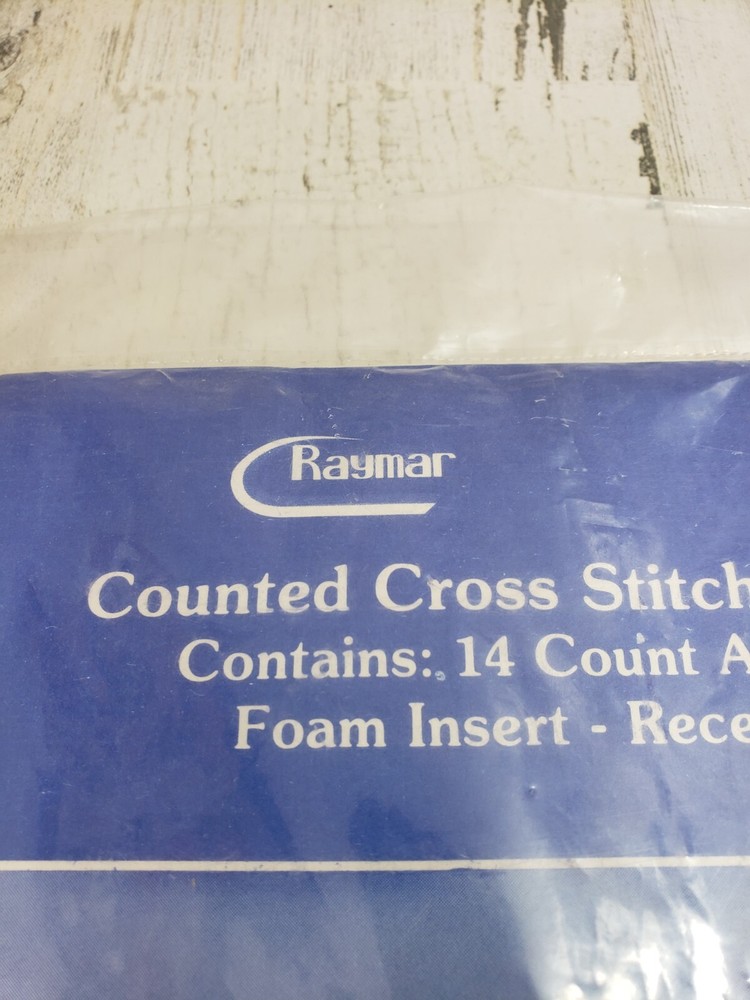 Raymar Counted Cross Stitch Insert Wood Frame Blank 14 ct