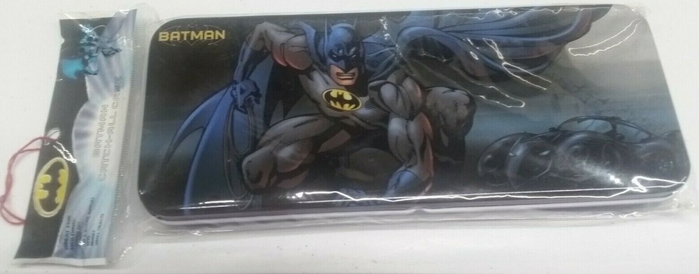 Batman catch-all tin case 8.25" x 3.5"