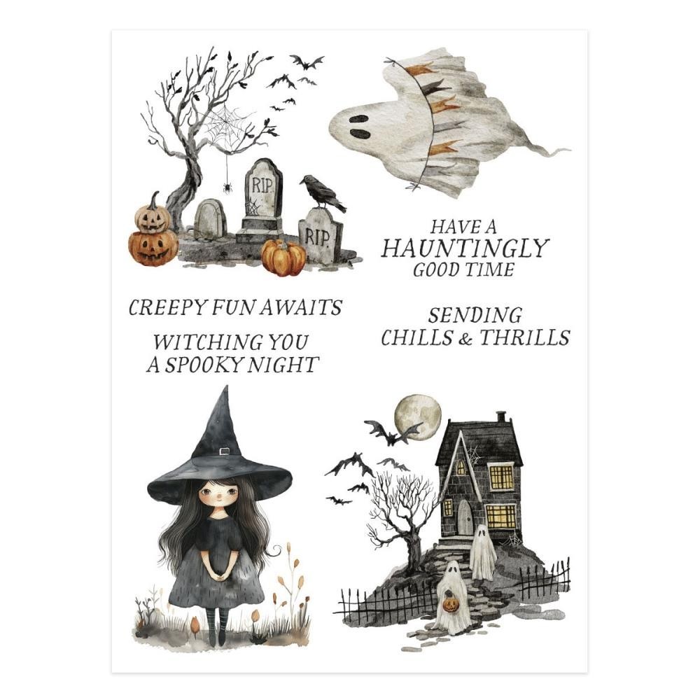Spellbinders Rub-On Sheets Stay Spooky