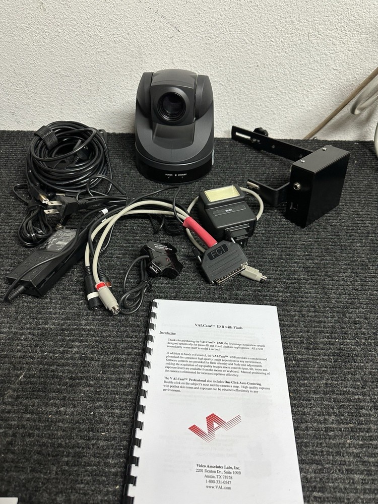 VAL Cam PTZ Camera System 8500-630 Deluxe USB Pro With Flash