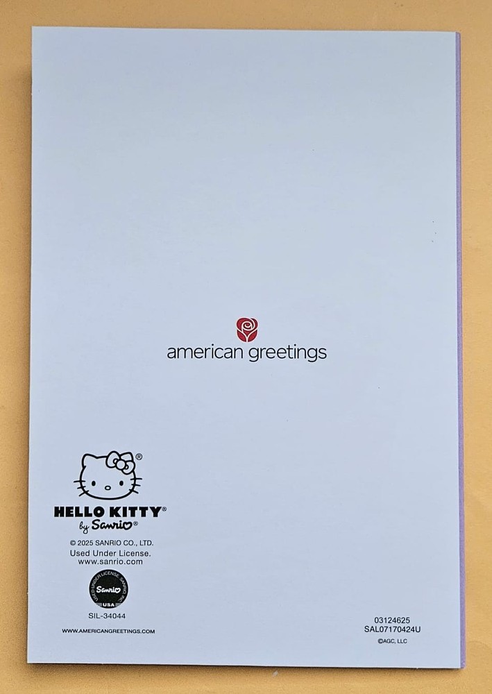 "Hello Kitty" Greeting Card (+ Envelope 4.5x6.5")