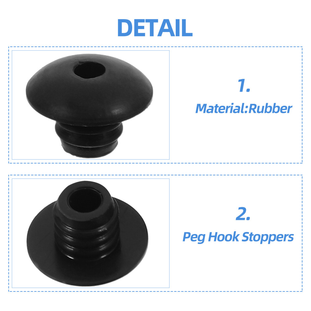 120PCS Pegboard Hook Locks Pegboard Hook Fasteners Pegboard Hook Retainers