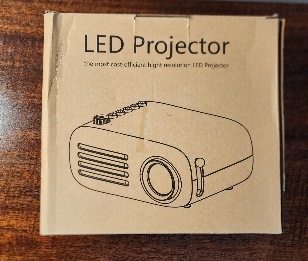 GooDee YG200 - Mini LED Pico Projector, Blue