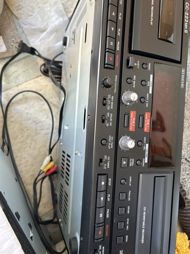 Tascamcc – 222 – Mk2. CD CD Recorder/cassette Deck