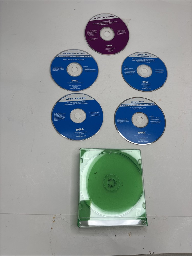 Dell Drivers & Applications CD Set For Windows XP Operating System