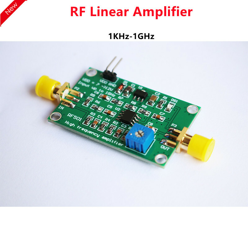 RF501 1KHz-1GHz RF Linear Amplifier Module Amplifier Ham Radio Linear Amplifier