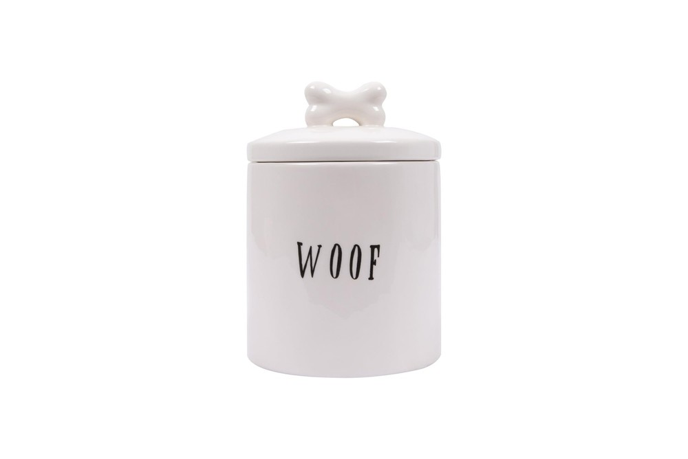 Woof Jar with Bone Handle on Lid