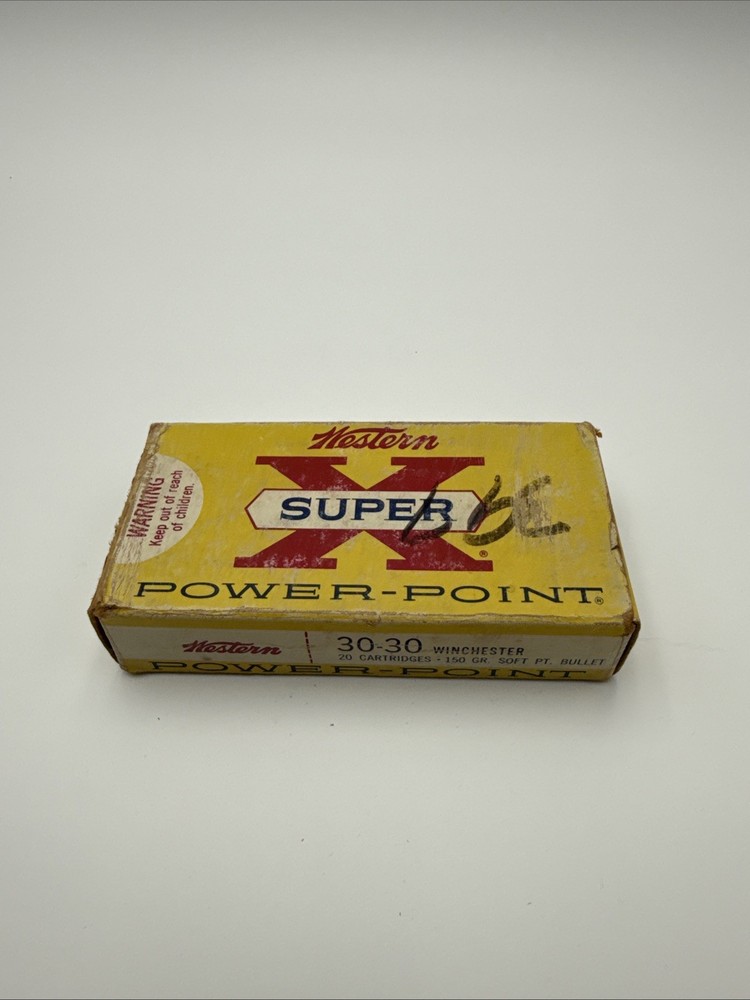 Western Super X Power Point 30-06 Springfield 150 Gr Empty Ammo Box No Insert