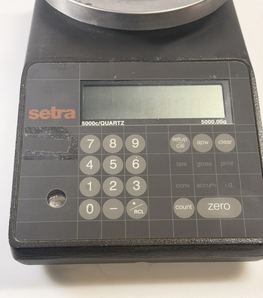 Setra 5000C Quartz Precision Digital Scale 5000g Lab Balance Tested Working