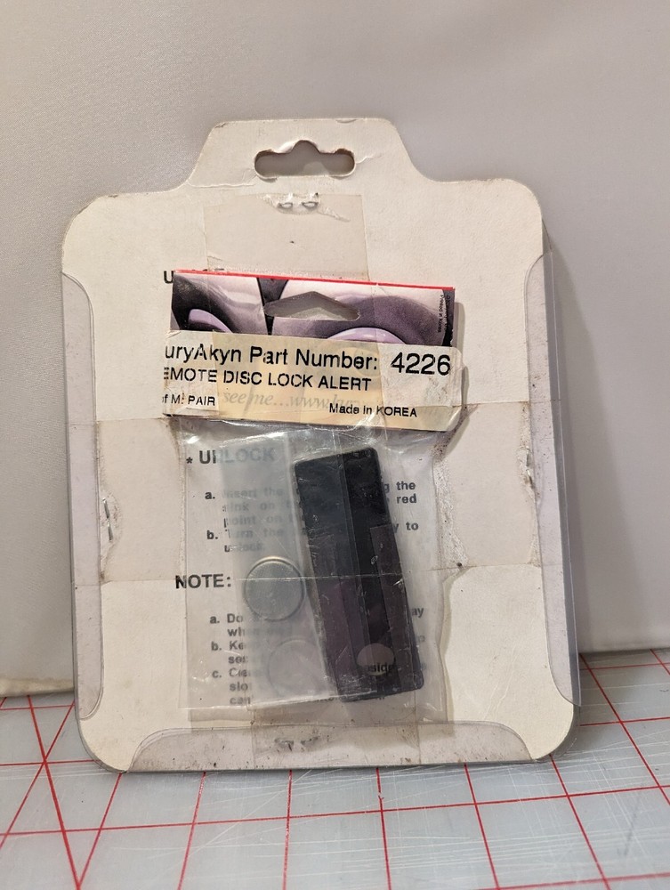 Kuryakyn Disc Lock Black with Remote Disc Lock Alert