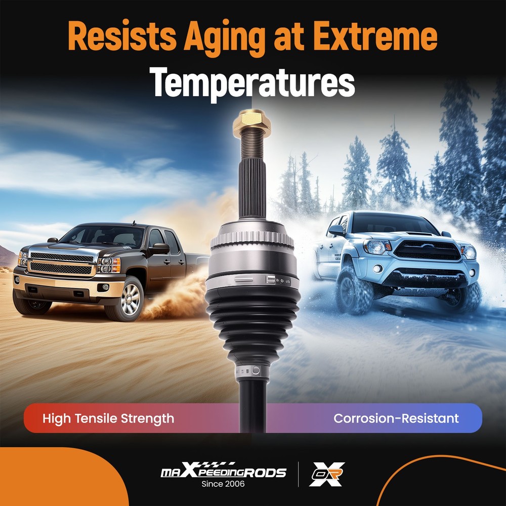 Front Left Driver CV Axle Assembly for Toyota Corolla 2003-2008 Automatic Trans.