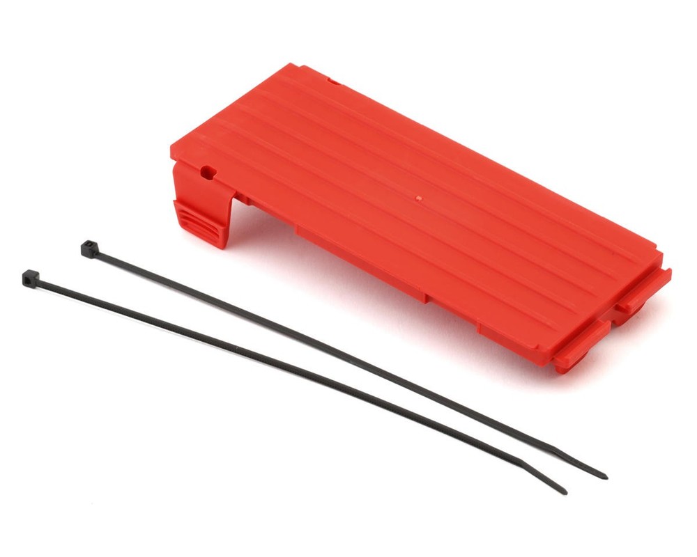 Arrma Battery Door Set (Red) [ARA320779]