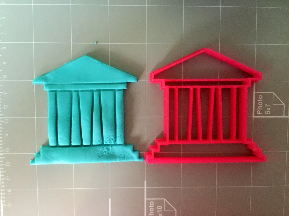 Greek Building Cookie Cutter