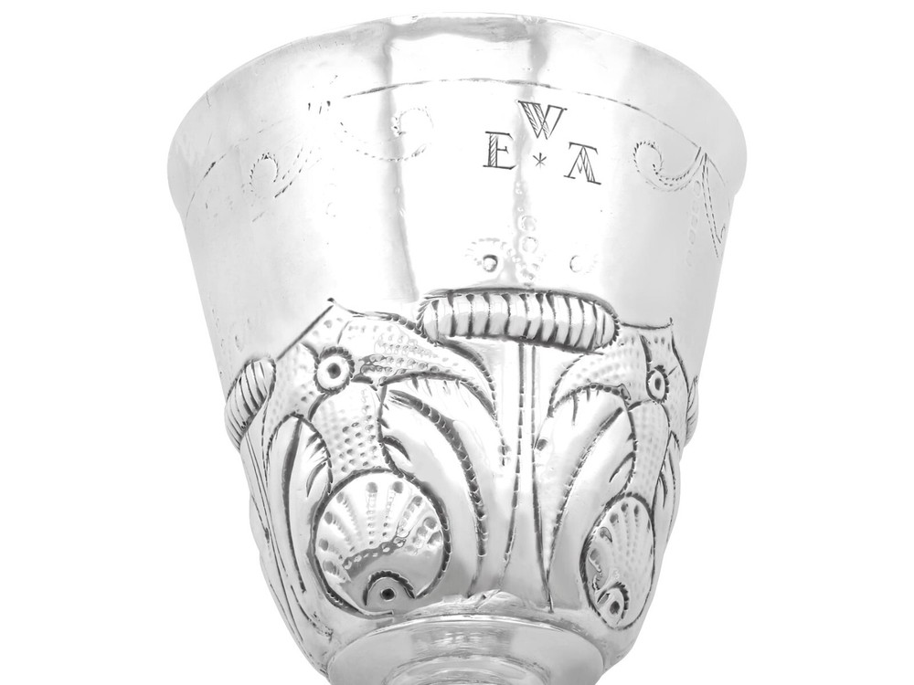Sterling Silver Goblet Antique Charles I 1630
