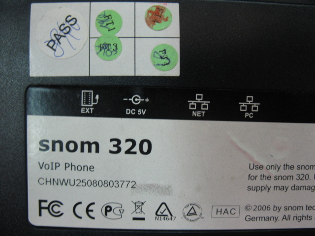 SNOM 320 SIP based VoIP PHONE