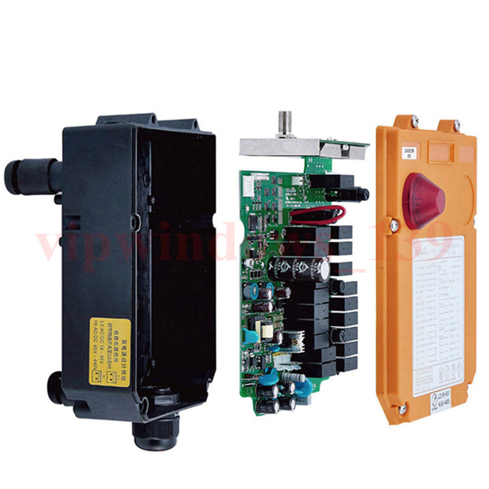 Crane Radio Industrial Remote Control Transmitter&Receiver One Dual Step Buttons