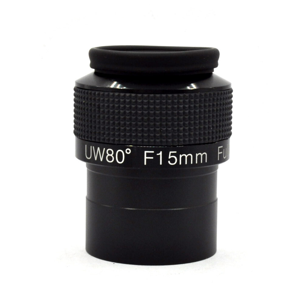 2 inch deep space observation 80° wide angle eyepiece 15mm telescope