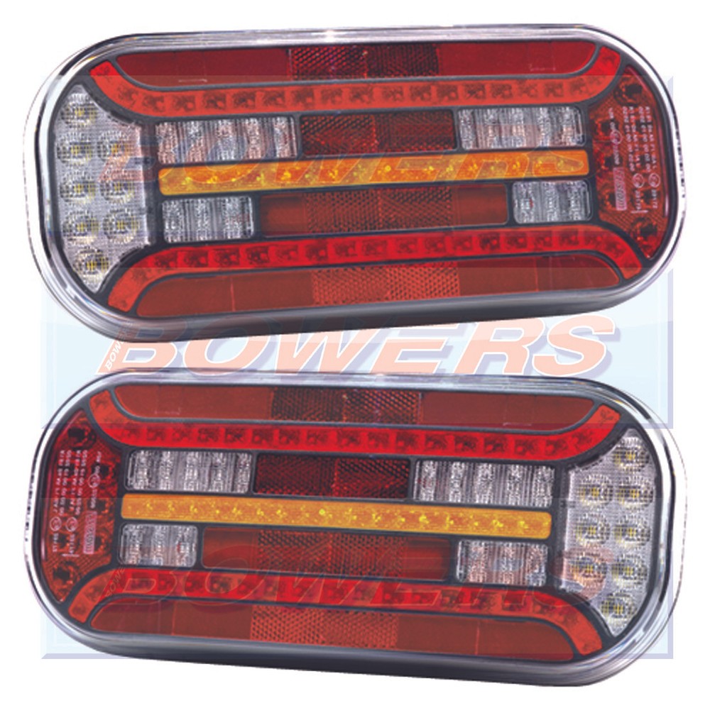 2x LED REAR COMBINATION LIGHTS + PROGRESSIVE/DYNAMIC/SEQUENTIAL/MOVING INDICATOR