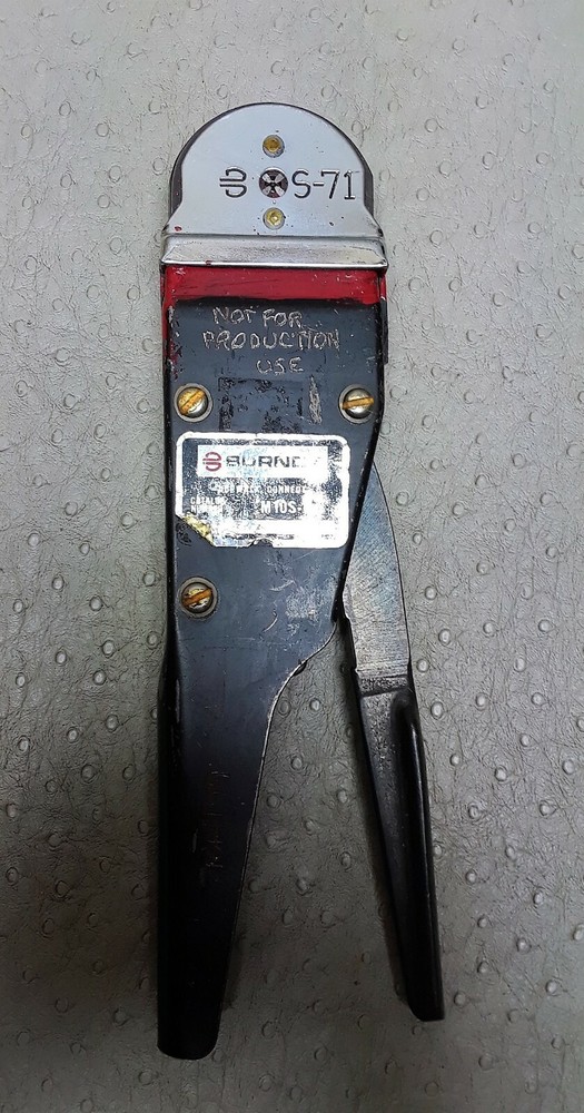 BURNDY M10S-1 HAND CRIMP/CRIMPER TOOL ,Great
