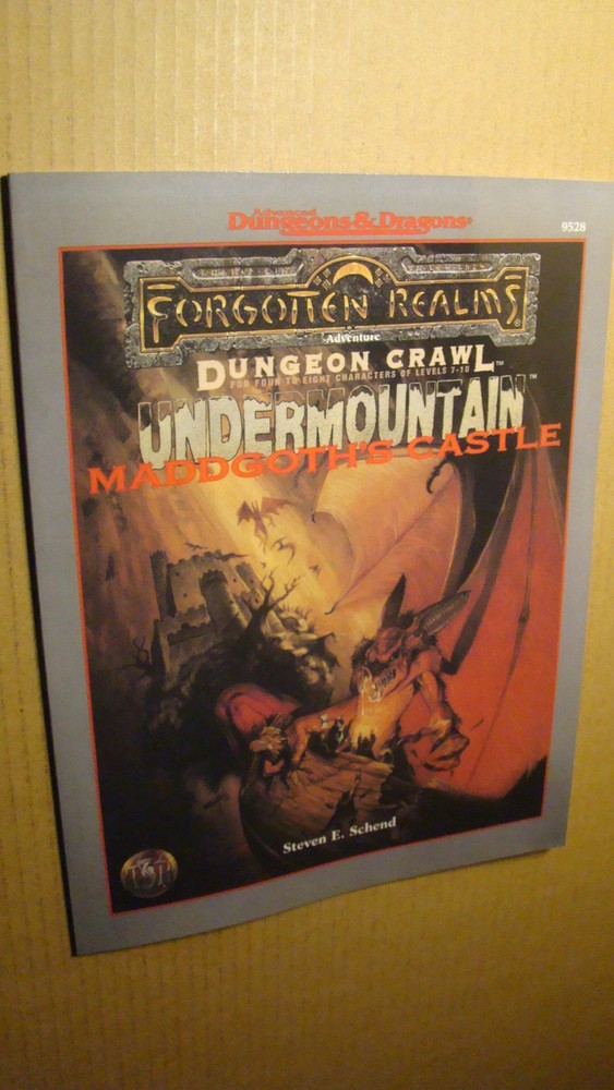 MODULE - MADDGOTH'S CASTLE CRAWL *NEW MINT 9.8* DUNGEONS DRAGONS UNDERMOUNTAIN