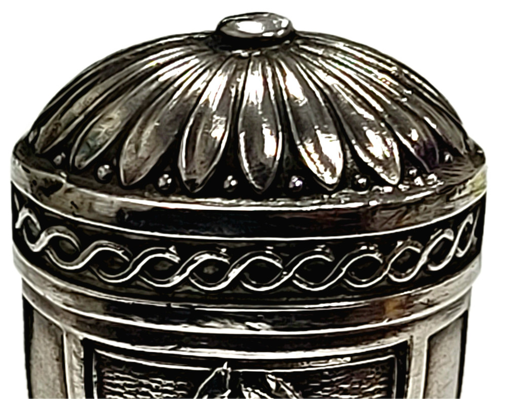 Antique Solid Silver 80% Hand Seal Stamp Unused