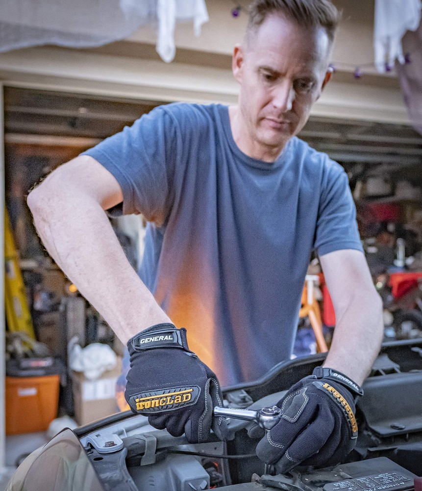 Ironclad General Utility Work Gloves GUG, All-Purpose, Performance Fit, Durab...