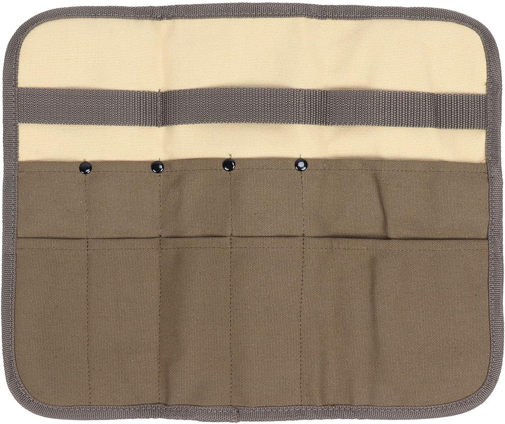 Camping Tableware Organize Bag, Knife Roll Cookware Set Canvas Storage Portable