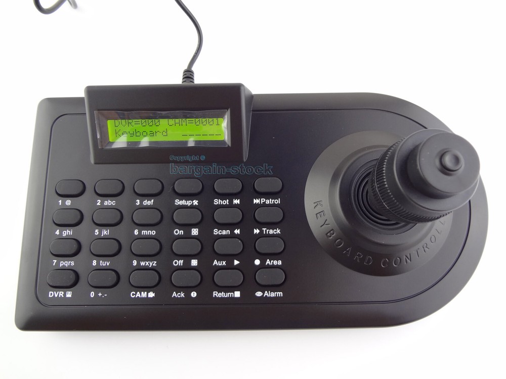 4 Axis RS-485 4D PTZ Joystick Keyboard Controller LCD For CCTV Security System