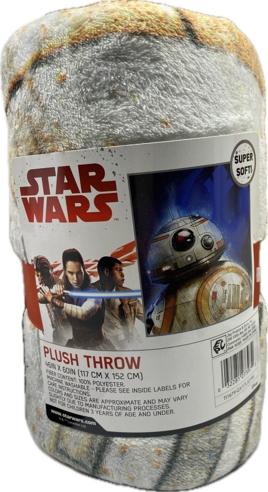 Star Wars BB-8 Throw Blanket 46" x 60"