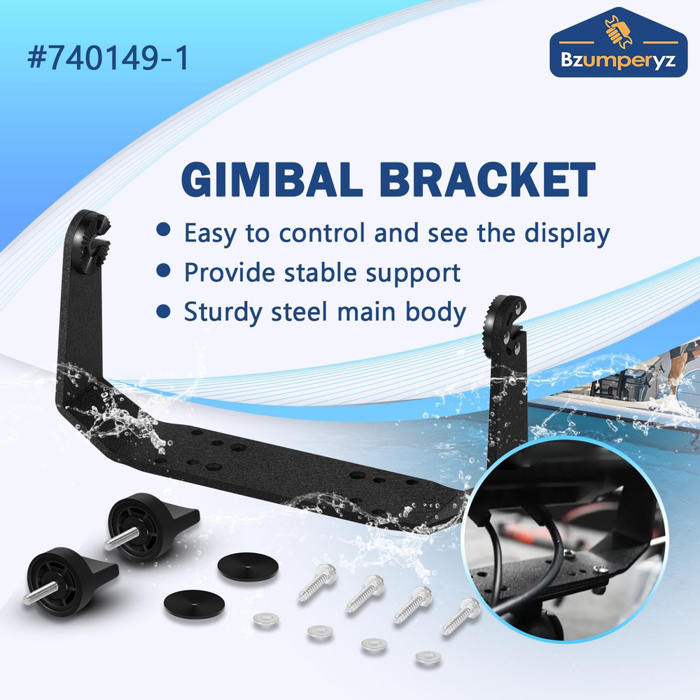 740149-1 Gimbal Bracket Mounting Bracket with Knobs Mounting Screws Fit for Heli