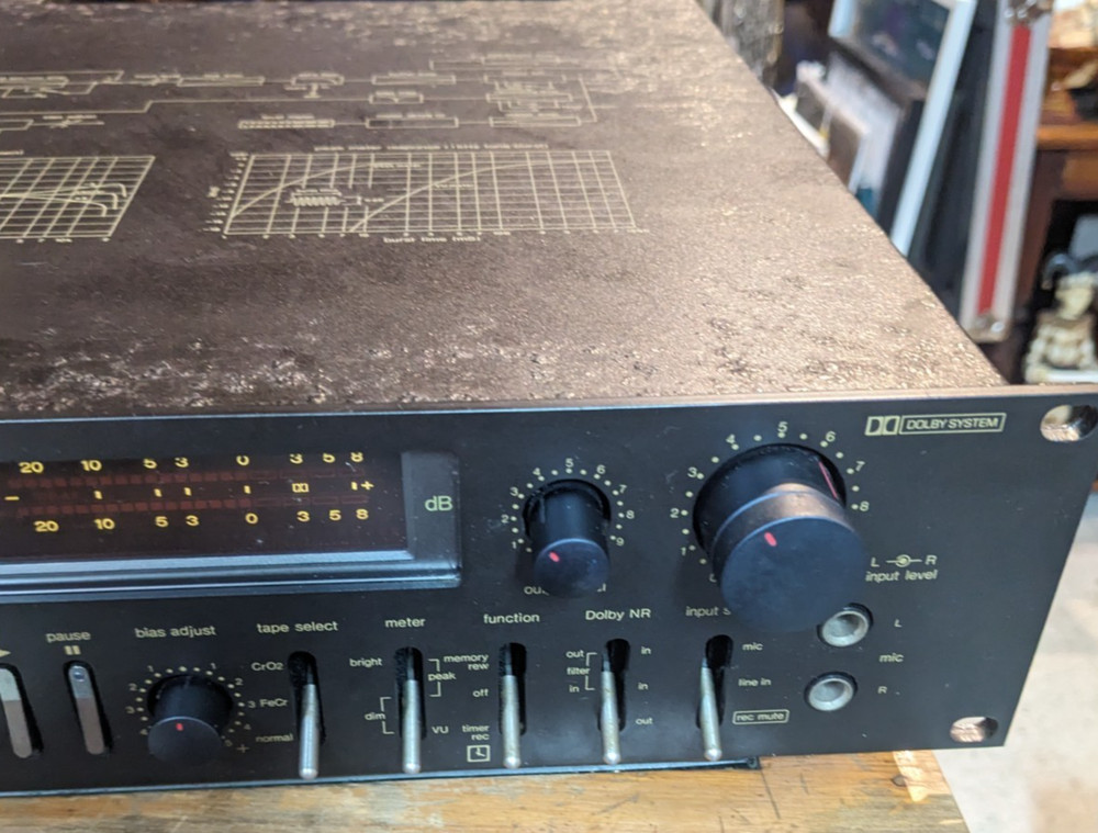 TECHNICS RS-M85 STEREO CASSETTE DECK -Rare Tested and Working