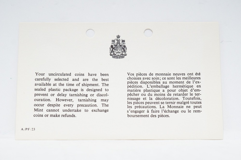 1971 Canada Mint Sealed 6 Coin Set (otb1108)