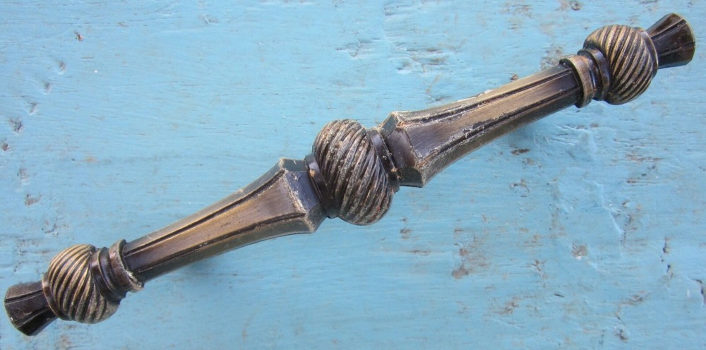 Single Drawer Handle or Cabinet Pull 3" offset 5" L 1970s Replacement (27 Avail)