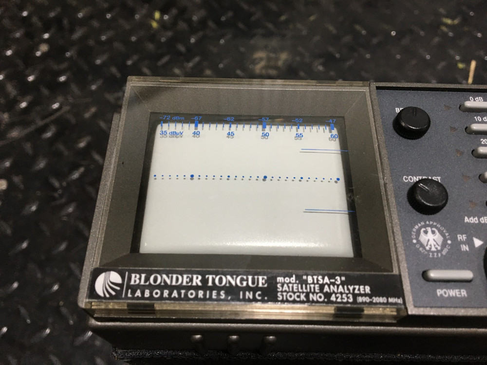 Blonder Tongue BTSA-3 Satellite Analyzer *UNTESTED*