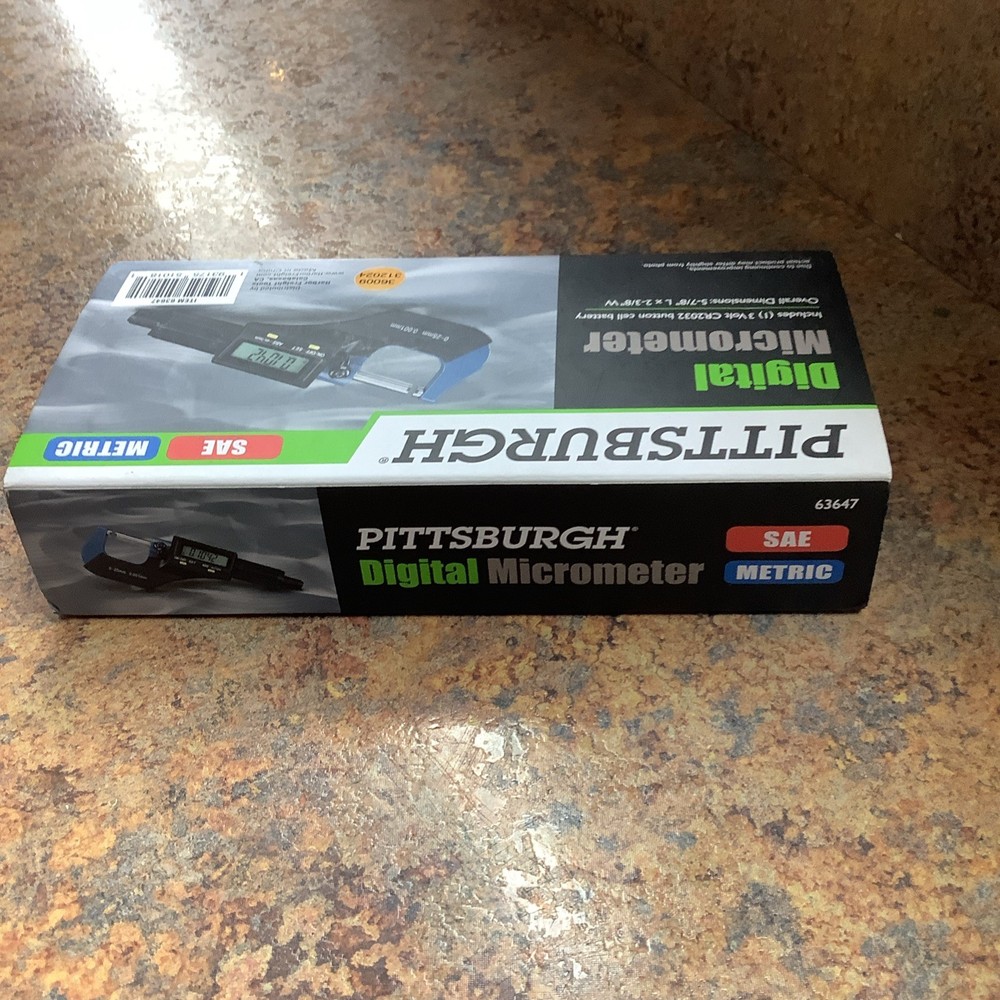 Pittsburgh Digital Micrometer #63647