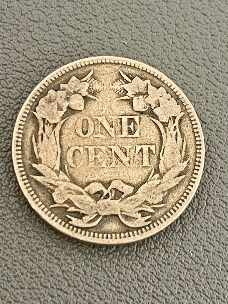 1857 flying eagle cent (H38)