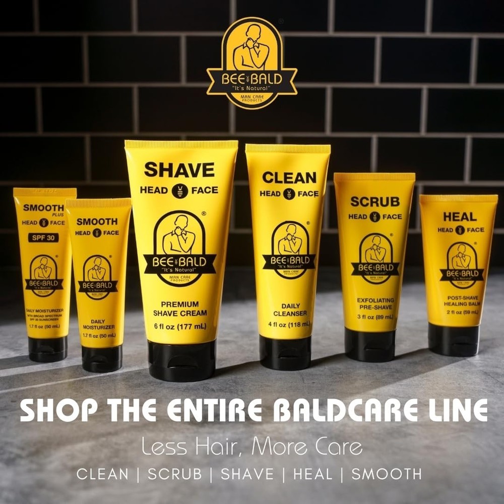 BEE BALD HEAL Post-Shave Healing Balm 2 fl oz