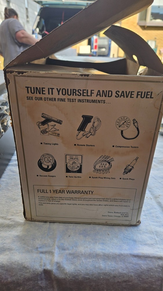 Vintage Sears Craftsman Solid State Electronic Engine Analyzer Model 161.210400