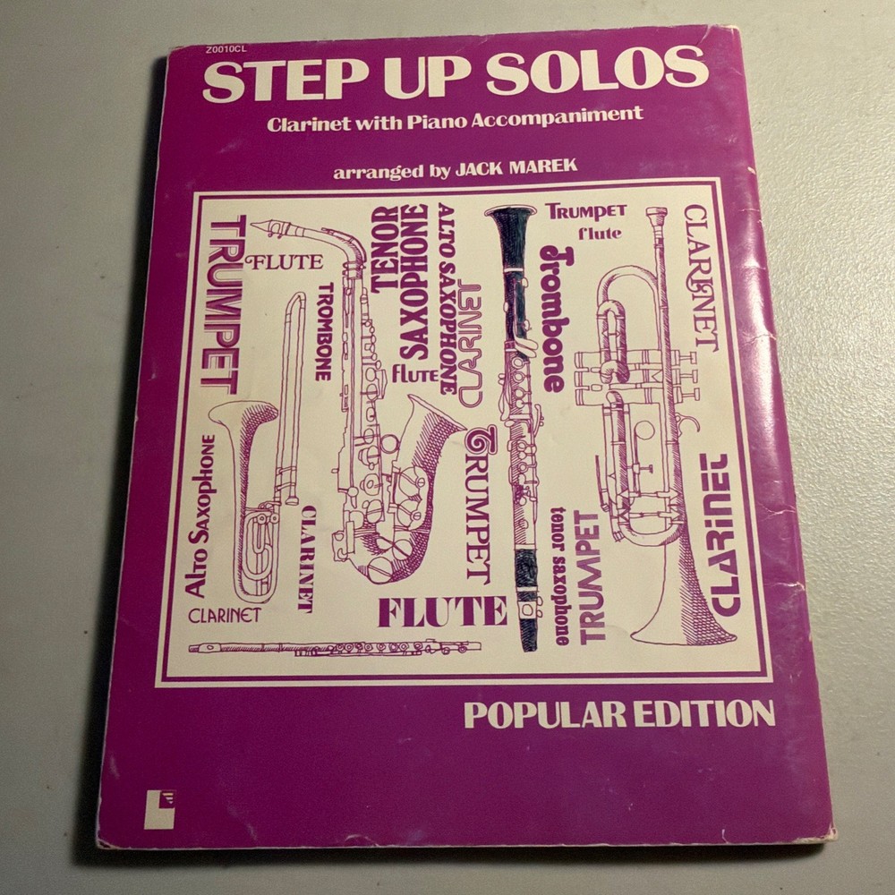Step Up Solos Clarinet with Piano Accompaniment
