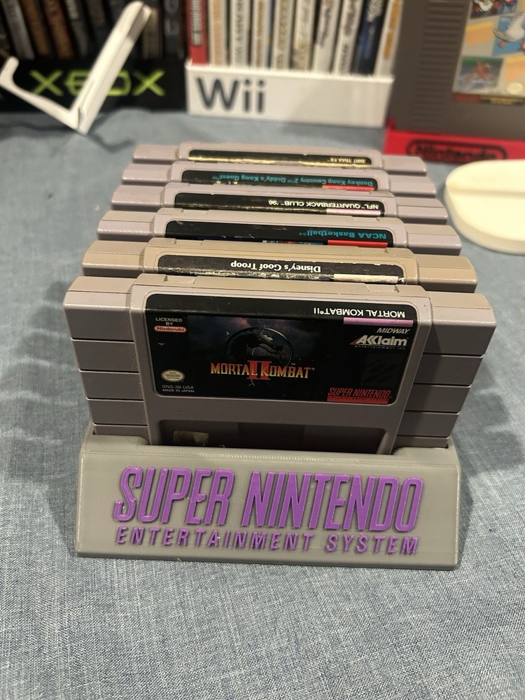 SNES game Display Stand - 3D Print
